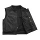 Men's Motorcycle Leather Vest