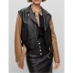 Nappa-Leather Regular-Fit Jacket With Removable Sleeves