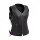 Women's Western Style Motorcycle Leather Vest