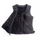 Women's Western Style Motorcycle Leather Vest